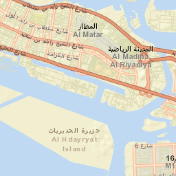 Abu Dhabi Municipality Street Map