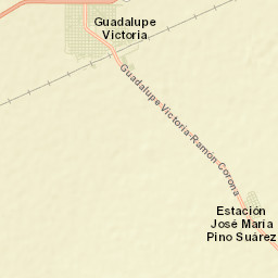 Ciudad Guadalupe Victoria Street Map