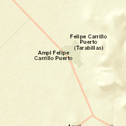 Felipe Carrillo Puerto Street Map