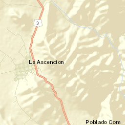 La Ascensión Street Map