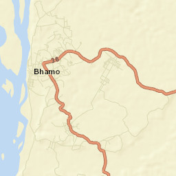 Bhamo Street Map