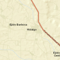 Hidalgo Street Map
