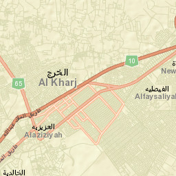 Al Kharj Street Map