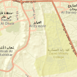 Al Ain City Street Map