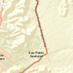 La Paz Street Map