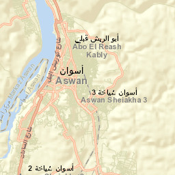 Aswan Street Map