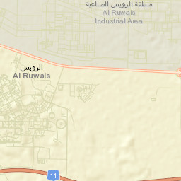 Ar Ruways Street Map