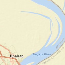 Bhairab Bāzār Street Map