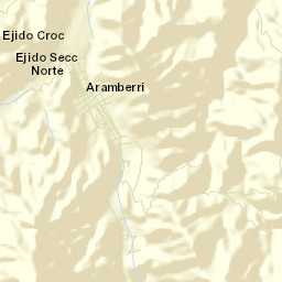 Aramberri Street Map
