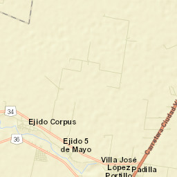 Nueva Villa de Padilla Street Map