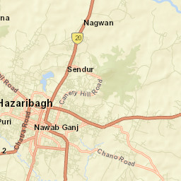 Hazaribagh Street Map