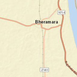 Bherāmāra Street Map