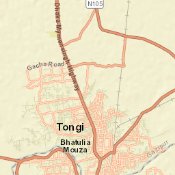 Tungi Street Map