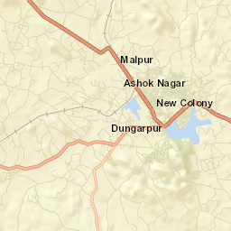 Dungarpur Street Map