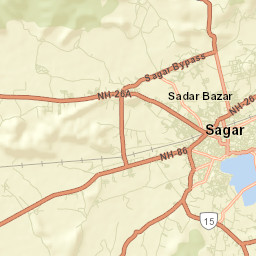Saugor Street Map