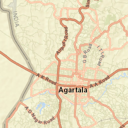 Agartala Street Map