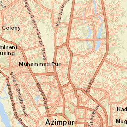 Paltan Street Map