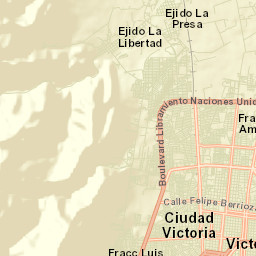 Ciudad Victoria Street Map