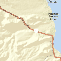 Los Barriles Street Map