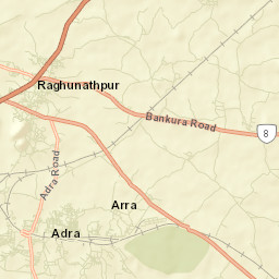 Raghunathpur Street Map