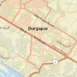 Durgapur Street Map