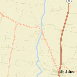 Shujalpur Street Map