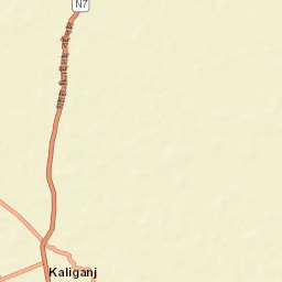 Kālīganj Street Map