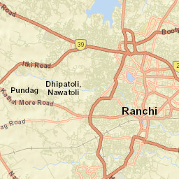 Ranchi Street Map