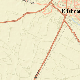 Krishnanagar Street Map