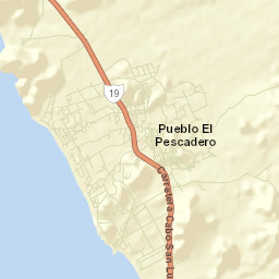 El Pescadero Street Map