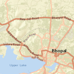 Bhopal Street Map
