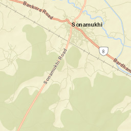 Sonamukhi Street Map