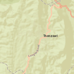 Thenzawl Street Map