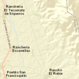 El Roble Street Map