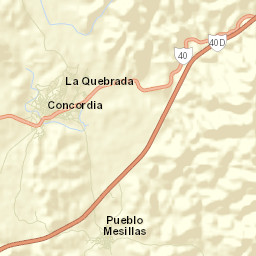 Mesillas Street Map