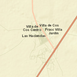 Villa de Cos Street Map