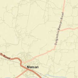 Memari Street Map