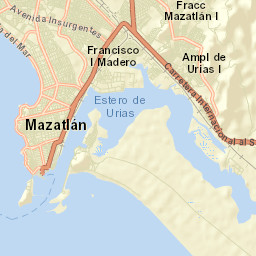 Mazatlán Street Map