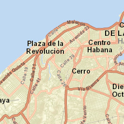 Havana Street Map