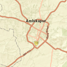 Ambikapur Street Map