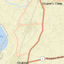 Chakdaha Street Map