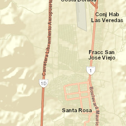 Las Veredas Street Map