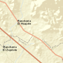 El Huajote Street Map