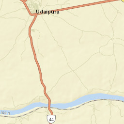 Udaipura Street Map