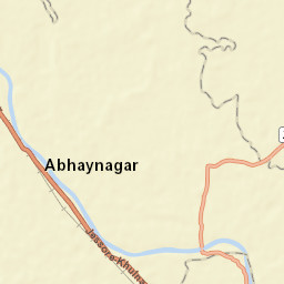 Bhātpāra Abhaynagar Street Map