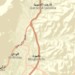 Izkī Street Map