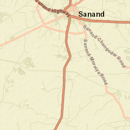 Sanand Street Map