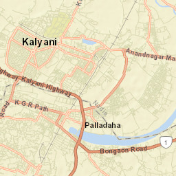 Kanchrapara Street Map