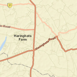 Haringhata Street Map