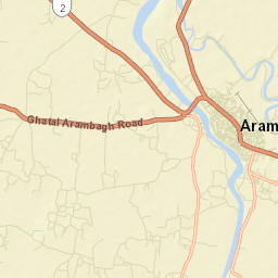 Arambagh community development block Street Map